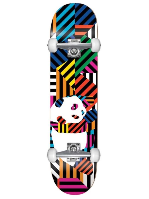 Skate Now skate shop product, Enjoi Panda Stripes complete skateboard