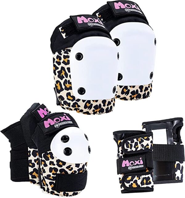 187 Moxi Junior six pack leopard pad set.