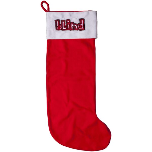 Blind labeled Christmas stocking bonus gift with purchase of Blind Matte OG Complete Skateboard