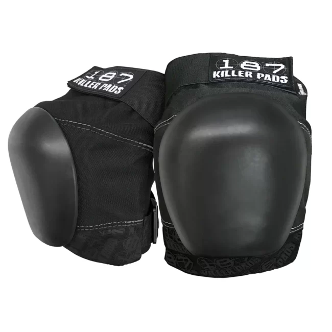 Two black Pro Knee Pads by 187 Killer Pads