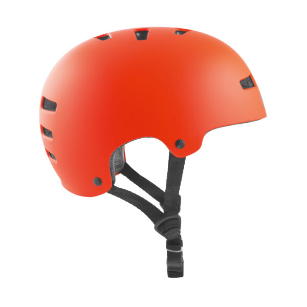 TSG Evolution Youth Satin Orange Helmet Right Side View