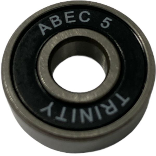 Single Trinity ABEC-5 bearing close-up.
