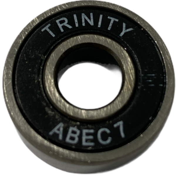 Single Trinity ABEC-7 bearing close-up.
